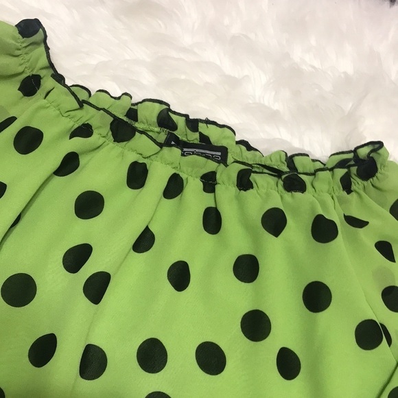 Mischa Polka Dot Top SZ Small - Picture 8 of 10